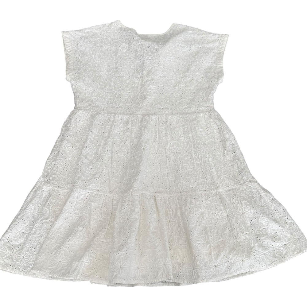 Vineyard Vines NWT Island Eyelet Swing Dress White Cap Medium Bridal Graduation - Picture 6 of 11